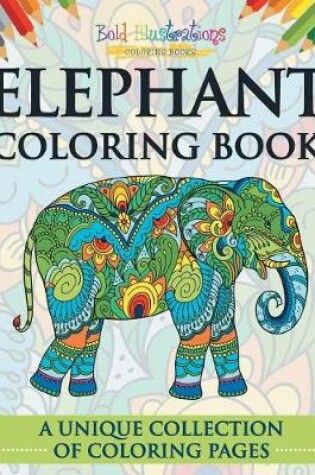 Cover of Elephant Coloring Book!