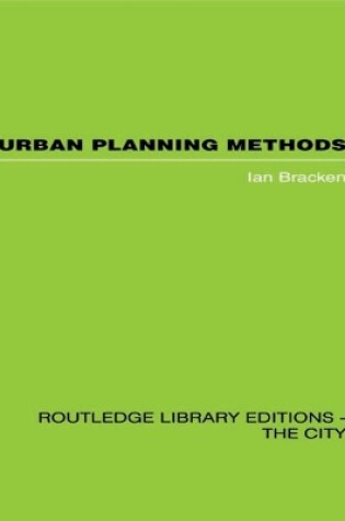 Cover of Urban Planning Methods