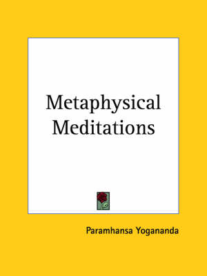 Book cover for Metaphysical Meditations (1932)