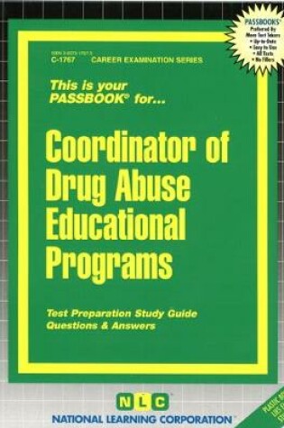 Cover of Coordinator of Drug Abuse Educational Programs