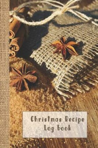 Cover of Christmas recipe log book