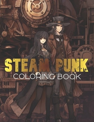 Book cover for Steam Punk Coloring Book