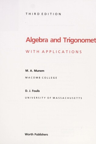 Cover of Algebra & Trig