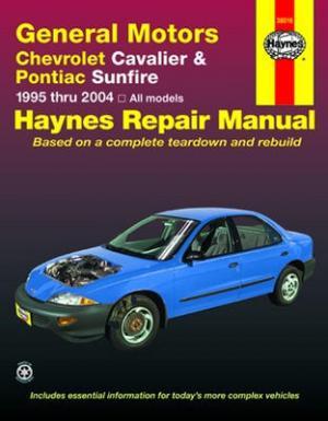 Book cover for GM Chevrolet Cavalier and Pontiac Sunfire (95-98) Automotive Repair Manual