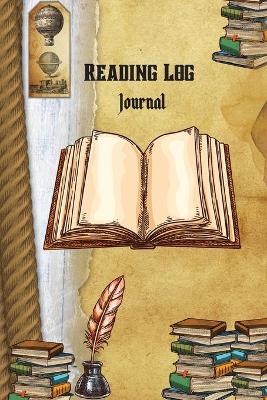 Book cover for Reading Log Journal