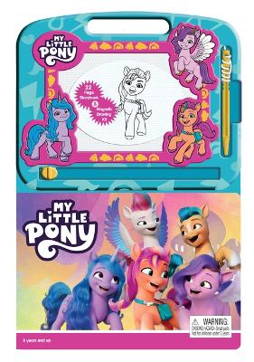 Book cover for My Little Pony - Activity Book Learning, Writing, Sketching with Magnetic Drawing Doodle Pad for Kids