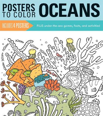 Book cover for Posters to Color: Oceans