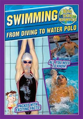 Book cover for Bite-Sized Olympics: Swimming from Diving to Water Polo