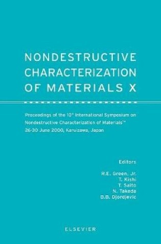 Cover of Nondestructive Characterization of Materials X