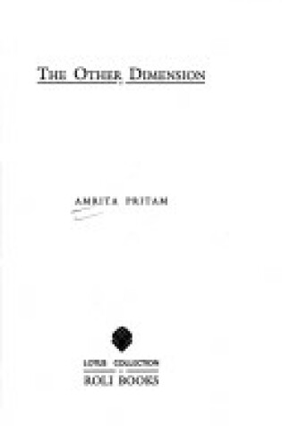 Cover of The Other Dimension