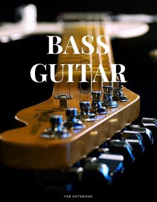 Book cover for Bass Guitar Tab Notebook