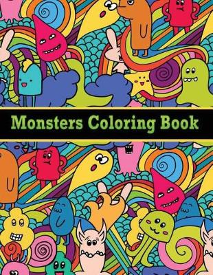 Book cover for Monsters Coloring Book