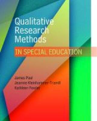 Book cover for Qualitative Research Methods in Special Education