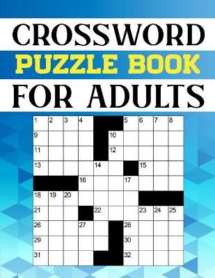 Book cover for Crossword Puzzles Book For Adults