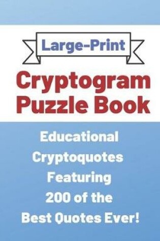 Cover of Cryptogram Puzzle Book