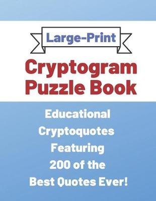 Book cover for Cryptogram Puzzle Book