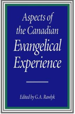 Cover of Aspects of the Canadian Evangelical Experience