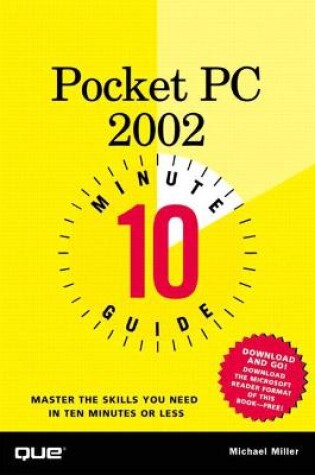 Cover of 10 Minute Guide to Pocket PC 2002