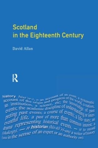 Cover of Scotland in the Eighteenth Century