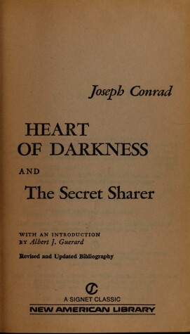 Book cover for Conrad Joseph : Heart of Darkness/the Secret Sharer(Sc)