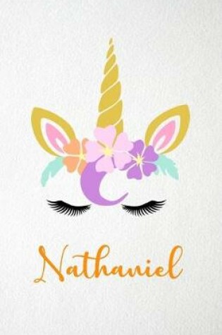 Cover of Nathaniel A5 Lined Notebook 110 Pages