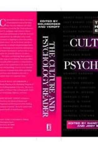 Cover of Culture and Psychology Reader