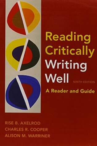 Cover of Reading Critically, Writing Well, 9th Edition & Videocentral English