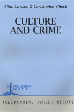 Cover of Culture & Crime