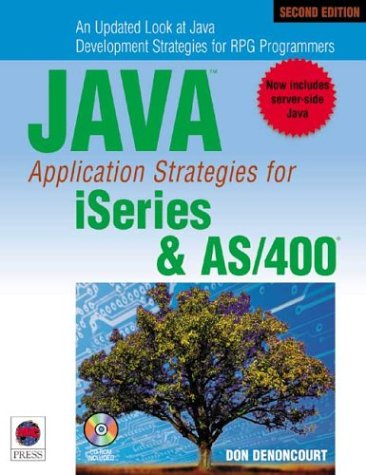 Book cover for Java Application Strategies for iSeries and AS/400
