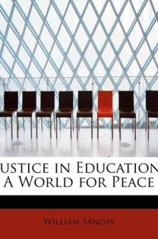 Cover of Justice in Education