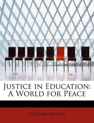 Book cover for Justice in Education