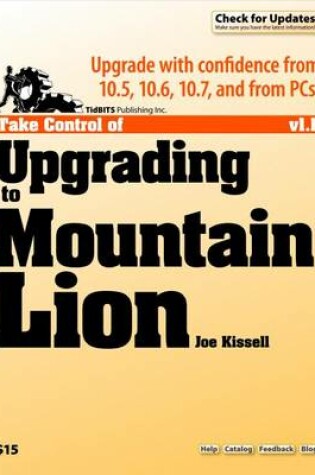 Cover of Take Control of Upgrading to Mountain Lion