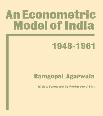 Book cover for Econometric Model of India