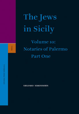 Book cover for The Jews in Sicily, Volume 11 Notaries of Palermo