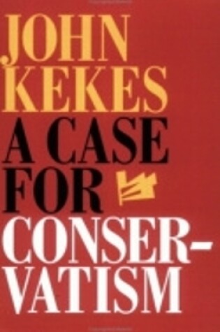 Cover of A Case for Conservatism