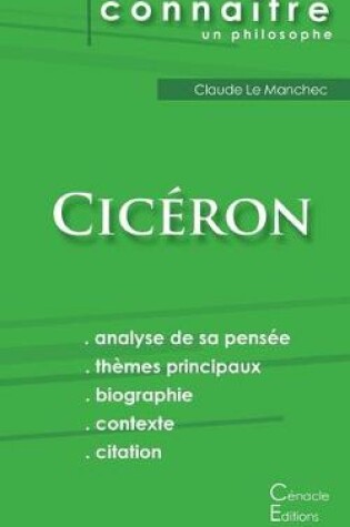 Cover of Comprendre Ciceron (analyse complete de sa pensee)