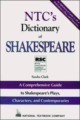 Book cover for NTC's Dictionary of Shakespeare