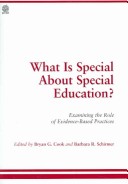 Book cover for What Is Special about Special Education?