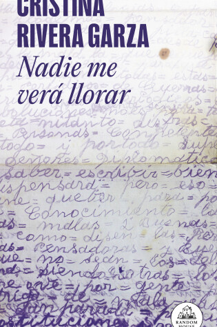 Cover of Nadie me verá llorar / No One Will See Me Cry