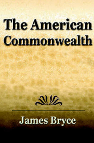 Cover of The American Commonwealth (1904)