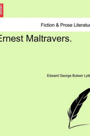 Cover of Ernest Maltravers.