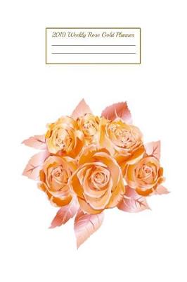 Book cover for 2019 Weekly Rose Gold Planner