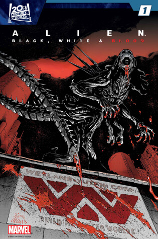 Cover of ALIEN: BLACK, WHITE & BLOOD TREASURY EDITION
