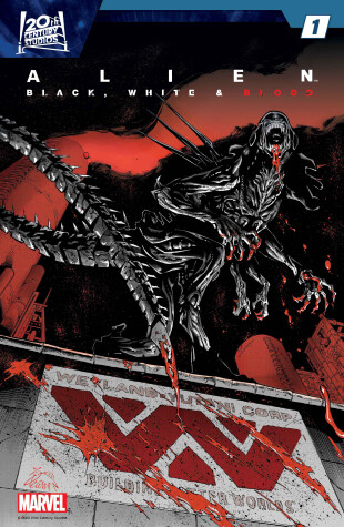 Cover of ALIEN: BLACK, WHITE & BLOOD TREASURY EDITION