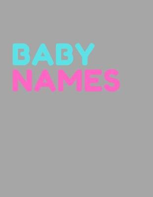 Book cover for Baby Names