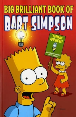 Book cover for Simpsons Comics Presents the Big Brilliant Book of Bart