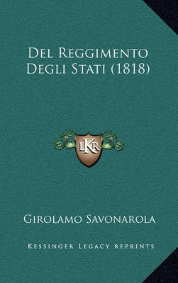 Book cover for del Reggimento Degli Stati (1818)