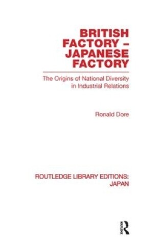 Cover of British Factory Japanese Factory