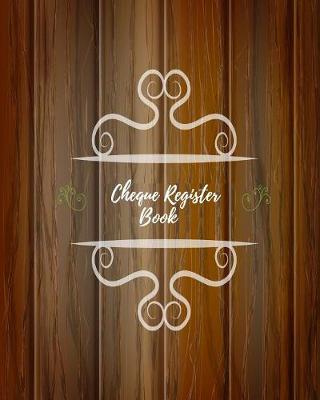 Book cover for Cheque Register Book