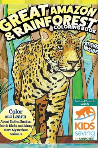 Cover of Great Amazon & Rainforest Coloring Book